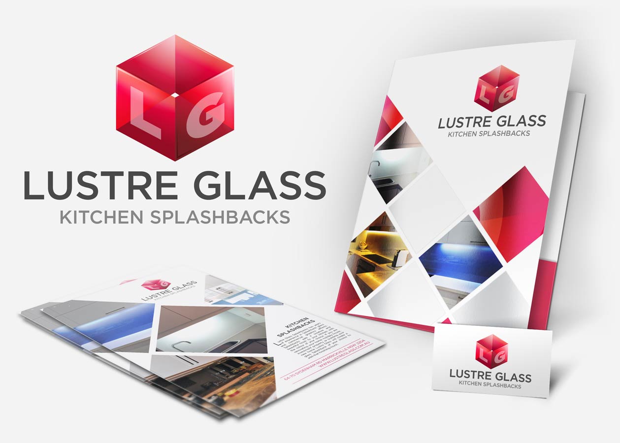 Lustre Glass Logo Design